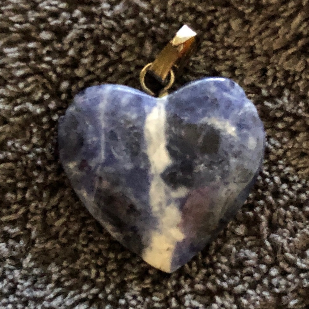 Sodalite Heart Pendant